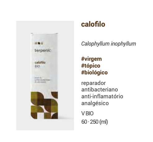 Óleo vegetal Calófilo bio | oral e cosmético