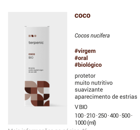 Óleo Vegetal Coco (Cocos nucifera) 🌿bio | oral e cosmético