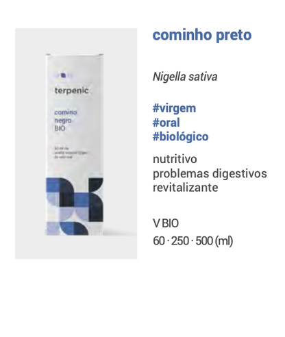 Óleo Vegetal Cominho Preto bio | Nigella sativa