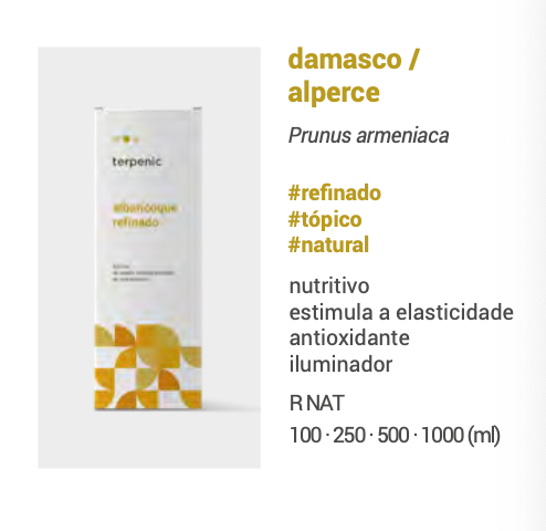 Óleo vegetal de Damasco/Alperce | uso cosmético