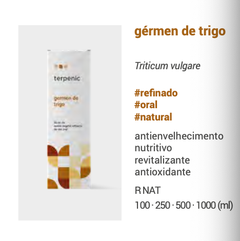 Óleo Vegetal Gérmen Trigo (Triticum vulgare) | oral e cosmético