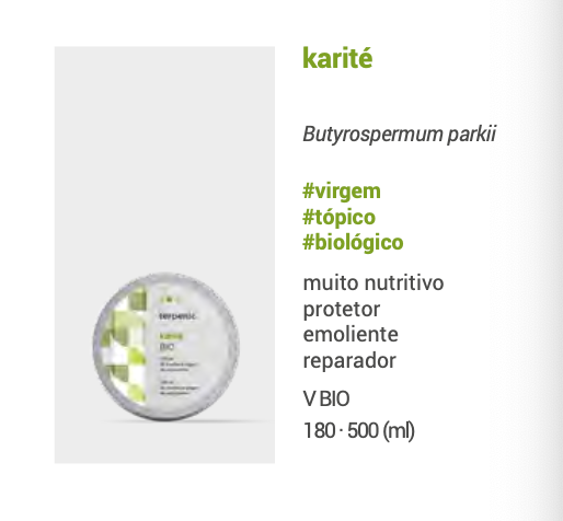 Manteiga Natural | Karité BIO Virgem 180g Terpenic .