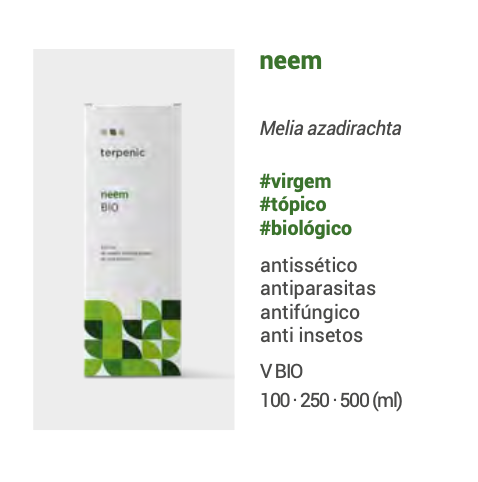 Óleo Vegetal Neem (Melia azadirachta) bio | uso cosmético 100ml