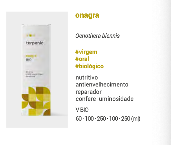 Óleo Vegetal Onagra (Oenothera biennis) bio | uso oral e cosmético