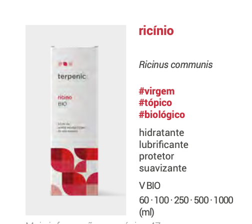 Óleo Vegetal Rícinio | Ricinus communis | BIO | 100ml