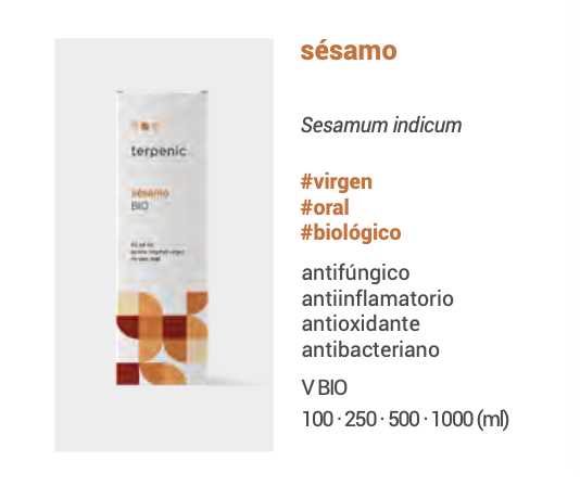 Huile Végétale de Sésame (bio) 100ml - voie orale