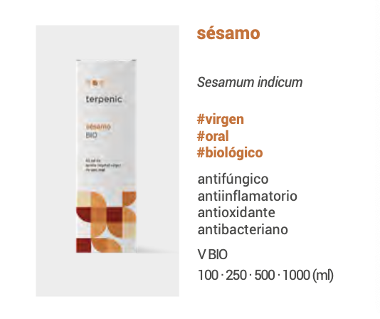 Sesame Vegetable Oil (bio) 100ml - oral