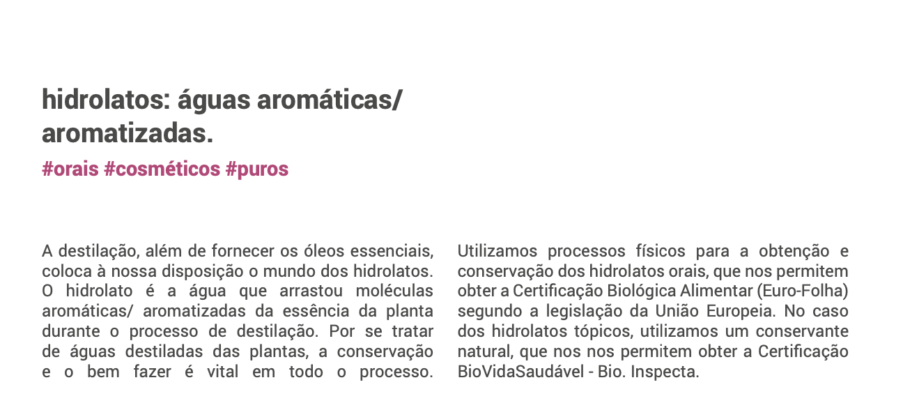 Hidrolato Alecrim qt.canfora 🌿 bio | oral e cosmético