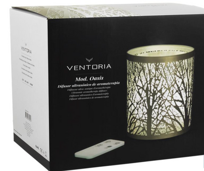 Difusor Ultrassónico para Óleos Essenciais | OÁSIS DOURADO