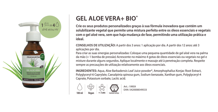 Gel Aloe Vera 100 ml 🌿bio