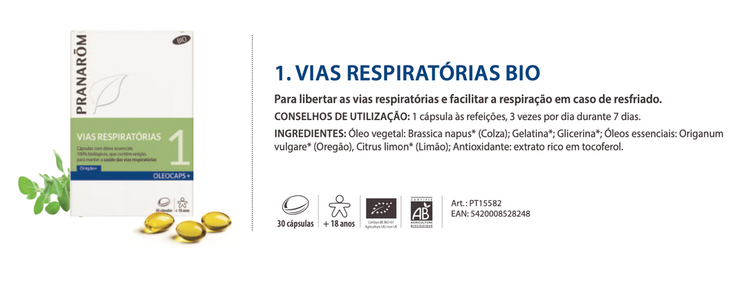 Cápsulas Vias Respiratórias 30caps 🌿bio *