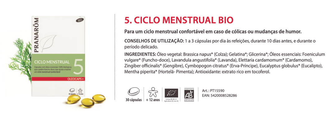 Gélules Cycle Menstruel 30caps (bio) 