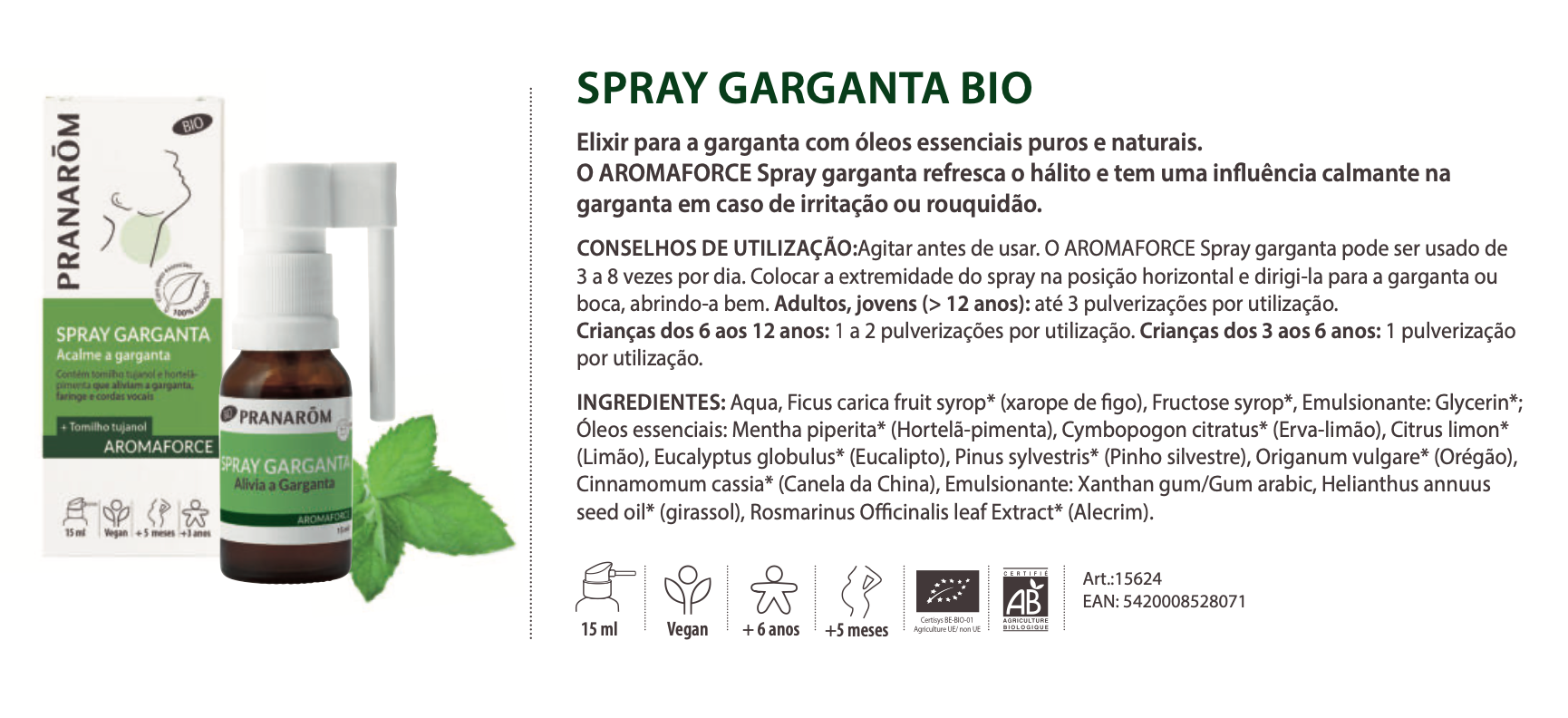 Spray Garganta 15ml (bio)