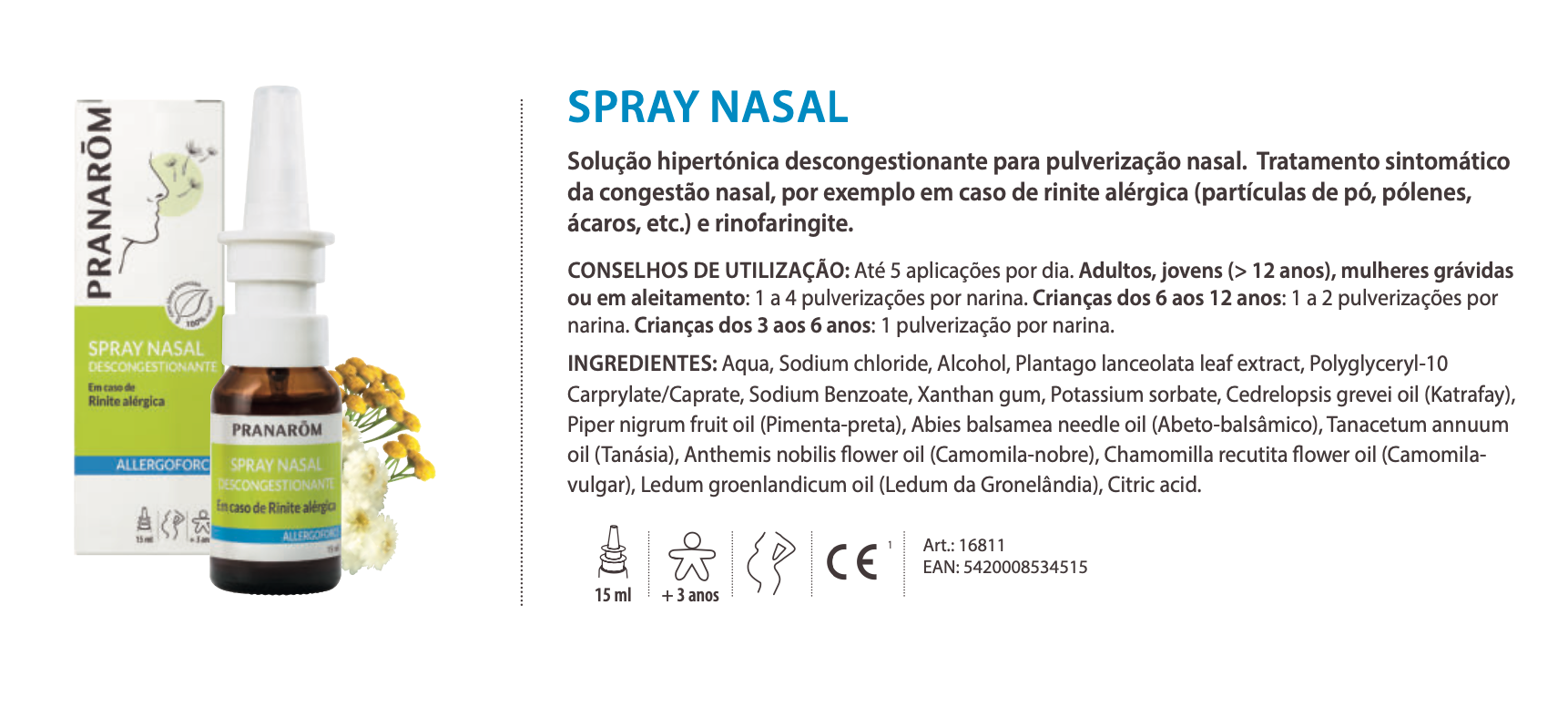 Spray nasal alergias e rinite alérgica| Allergoforce