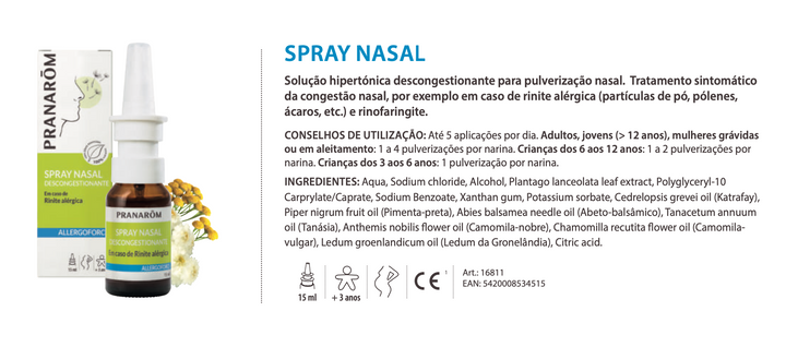 Spray nasal alergias e rinite alérgica| Allergoforce *