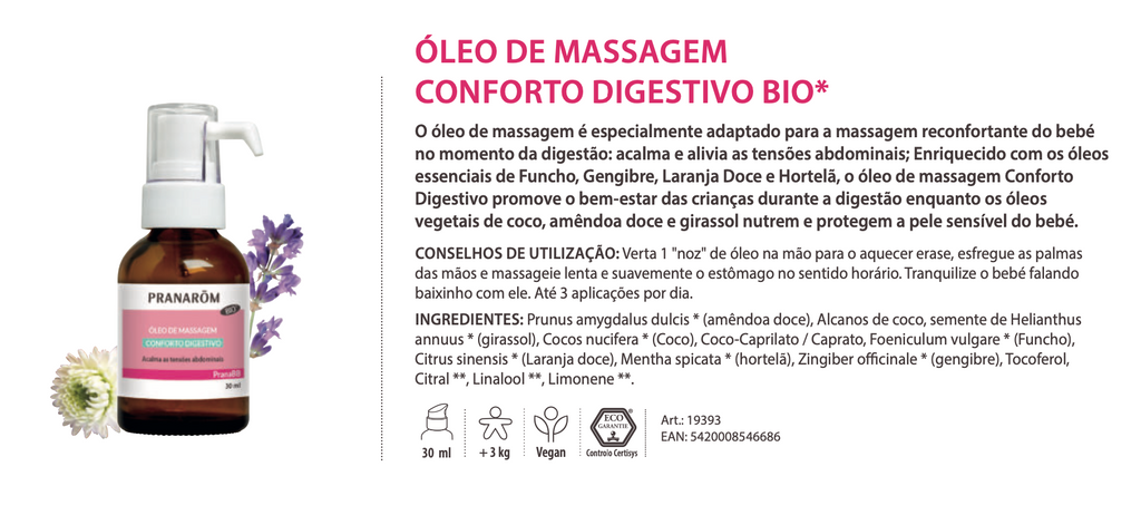 Solução Natural Bébé 30ml bio | Cólicas