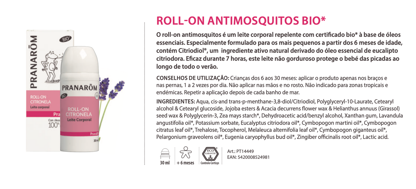 Roll-on Repellent 30ml (bio) for babies