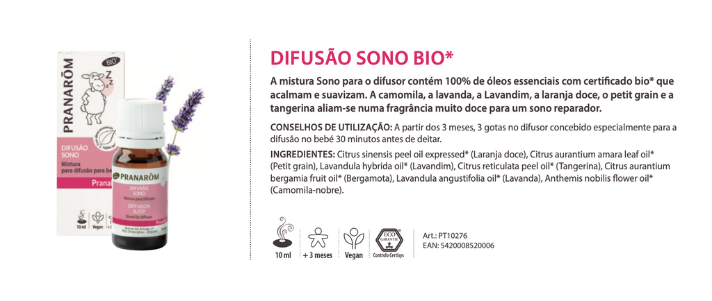 Pack Bébé Tranquilo (difusor + 3 óleos para bebes)