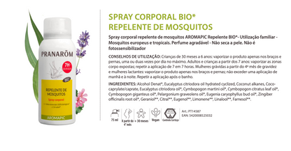 Repelente Spray Corpo Citronela 75ml (bio) .
