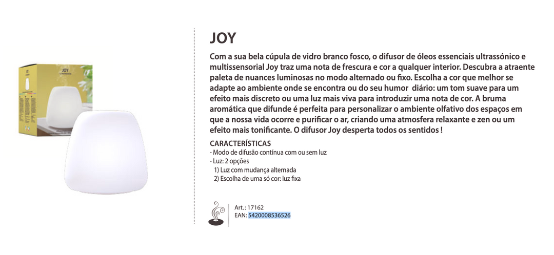 Joy ultrasonic diffuser