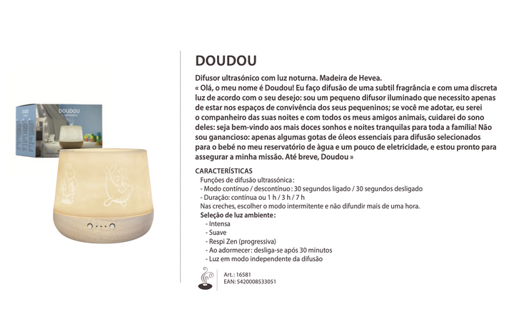 Doudou ultrasonic diffuser (child) 