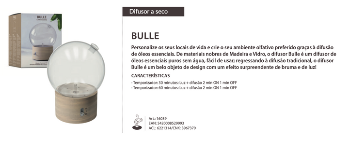 Diffuseur sec Bulle