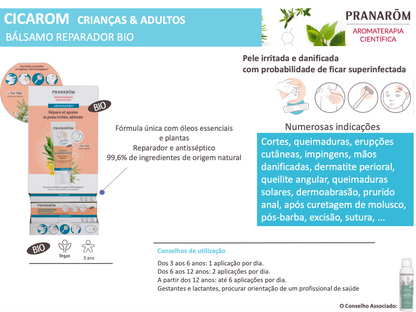 Bálsamo Reparador - Pele Irritada e Danificada (cicarom)