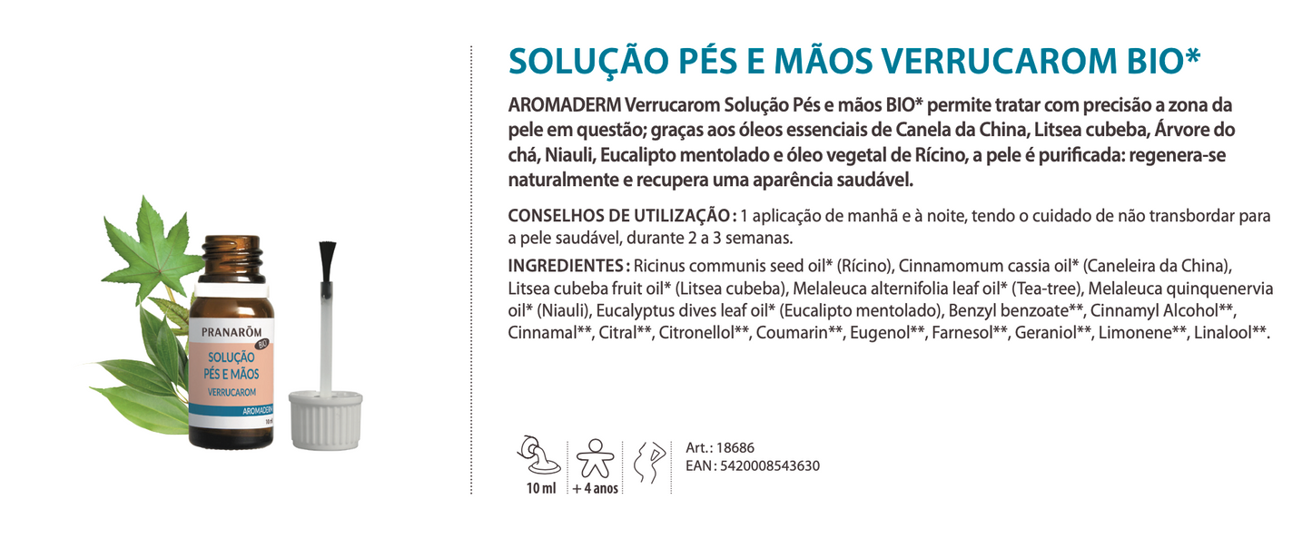 Verniz para verrugas | Verrucarom %