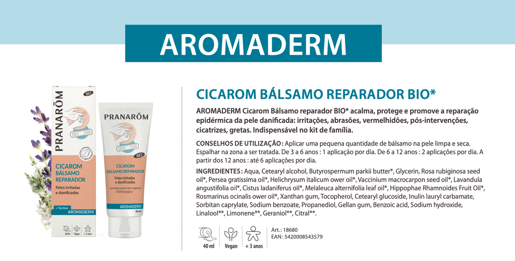 Bálsamo Reparador - Pele Irritada e Danificada (cicarom)