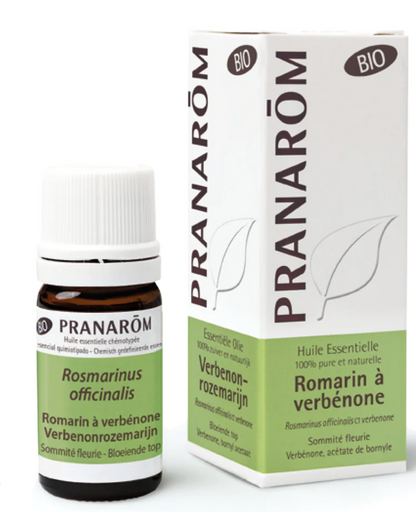 Óleo Essencial Alecrim Verbenona Rosmarinus officinalis, qt verbenona 5 ml bio