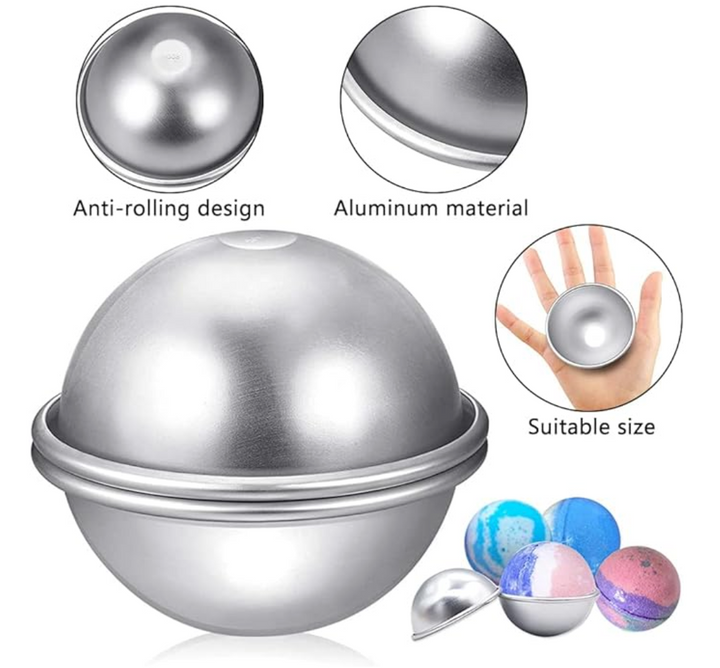 Molde de bombas de banho inox (2unid)