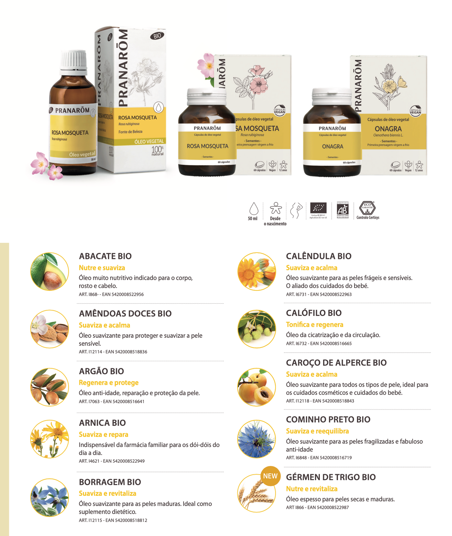 Óleo Vegetal Macadâmia | Macadamia integrifolia | BIO | 50ml