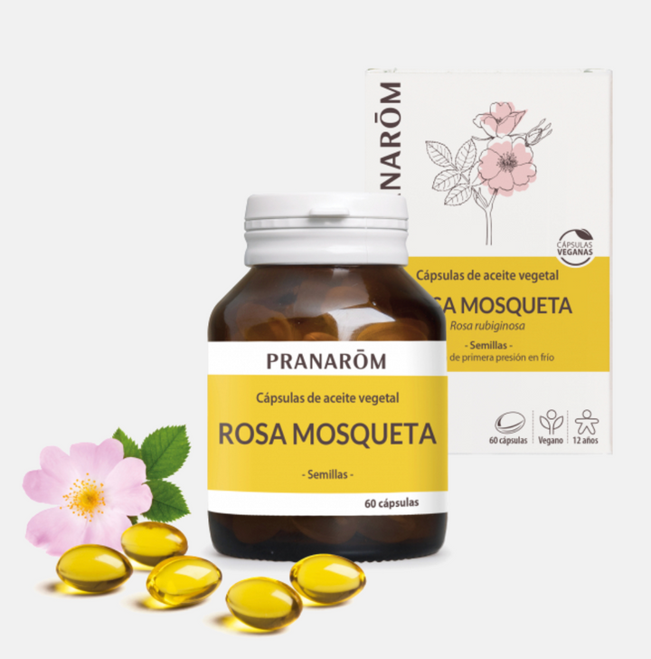 Cápsulas de Óleo Vegetal  Rosa Mosqueta Rosa rubiginosa 60caps bio