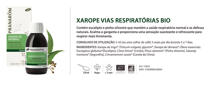 Xarope Vias Respiratórias Bio-Vegan