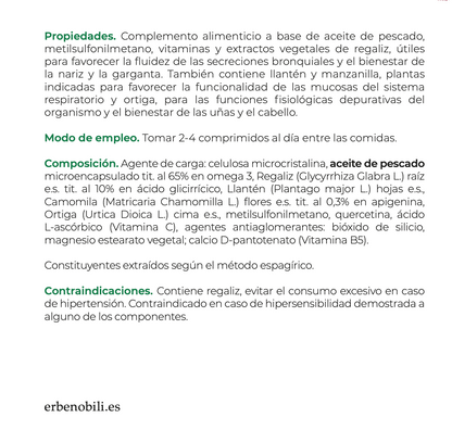 Suplemento Natural - Alergias e Imunidade | ALLERGVIN 60cps .