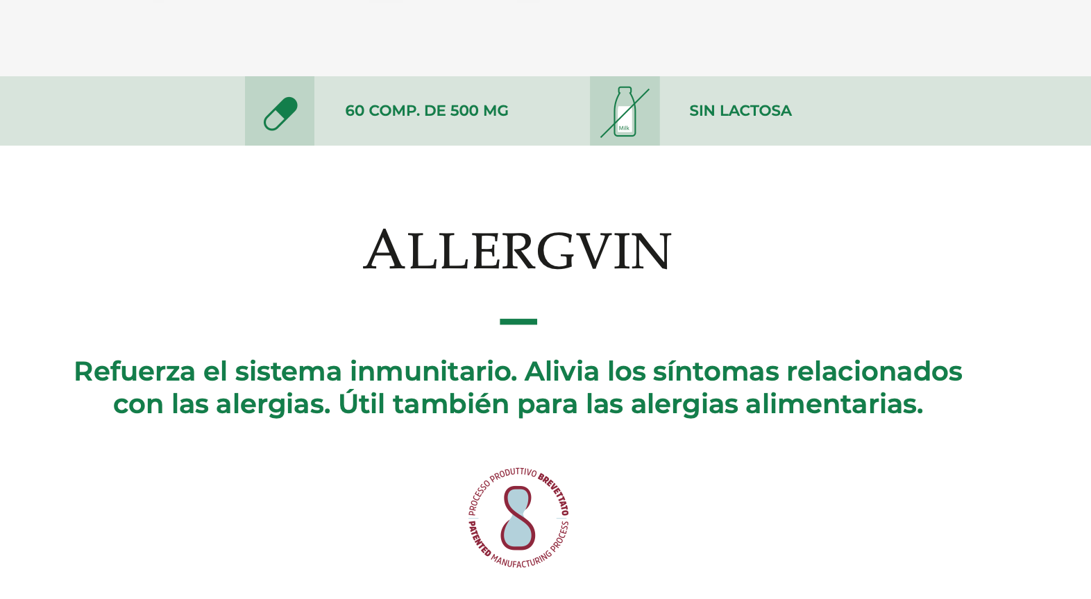 Suplemento Natural - Alergias e Imunidade | ALLERGVIN 60cps