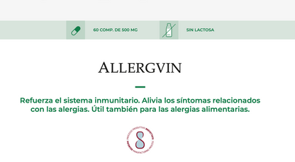 Suplemento Natural - Alergias e Imunidade | ALLERGVIN 60cps .