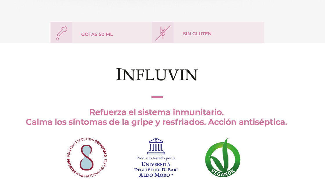 Suplemento natural - Sistema imunitário | Influvin