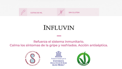 Suplemento natural - Sistema imunitário | Influvin