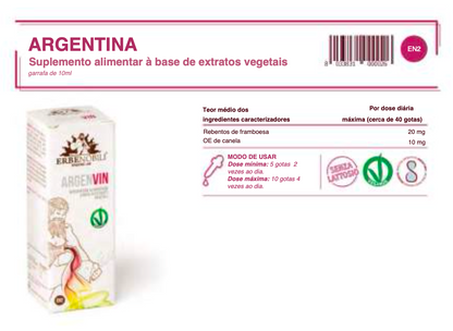 Suplemento Natural - Fadiga e Tensão | ARGENVIN 10ML ***