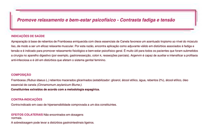 Suplemento Natural - Fadiga e Tensão | ARGENVIN 10ML ***