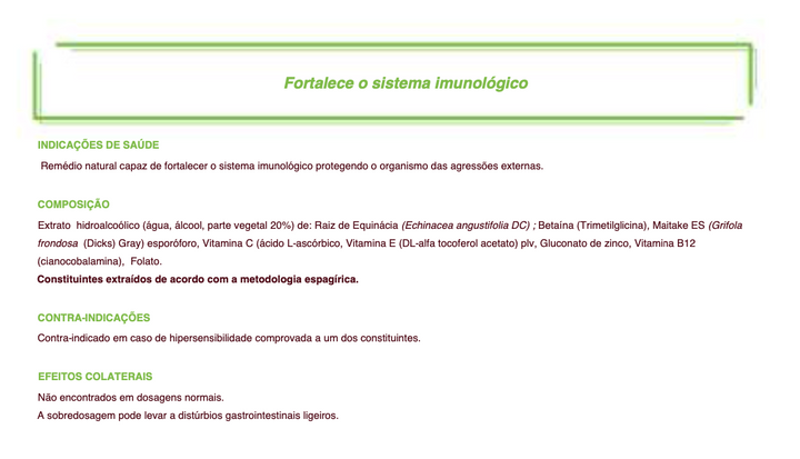 Suplemento Natural - Imunidade | IMMUNVIN 50ML