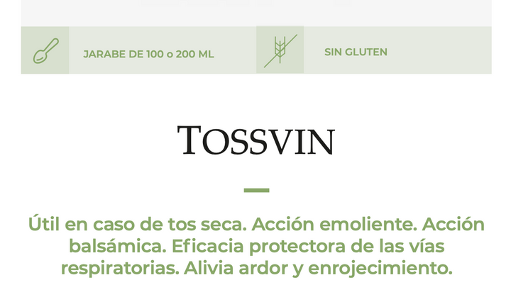 Suplemento Natural - Tosse Seca | TOSSVIN 100ML