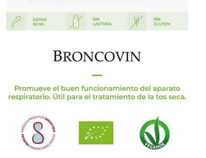Suplemento Natural - Sistema Respiratório | BRONCOVIN 50ML ***