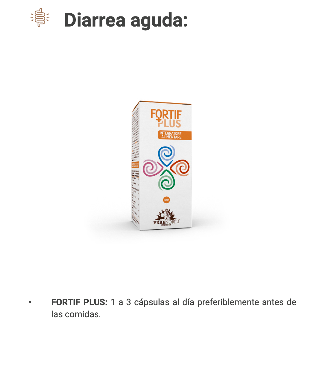 Suplemento Natural - Intestino Irregular | FORTIF PLUS