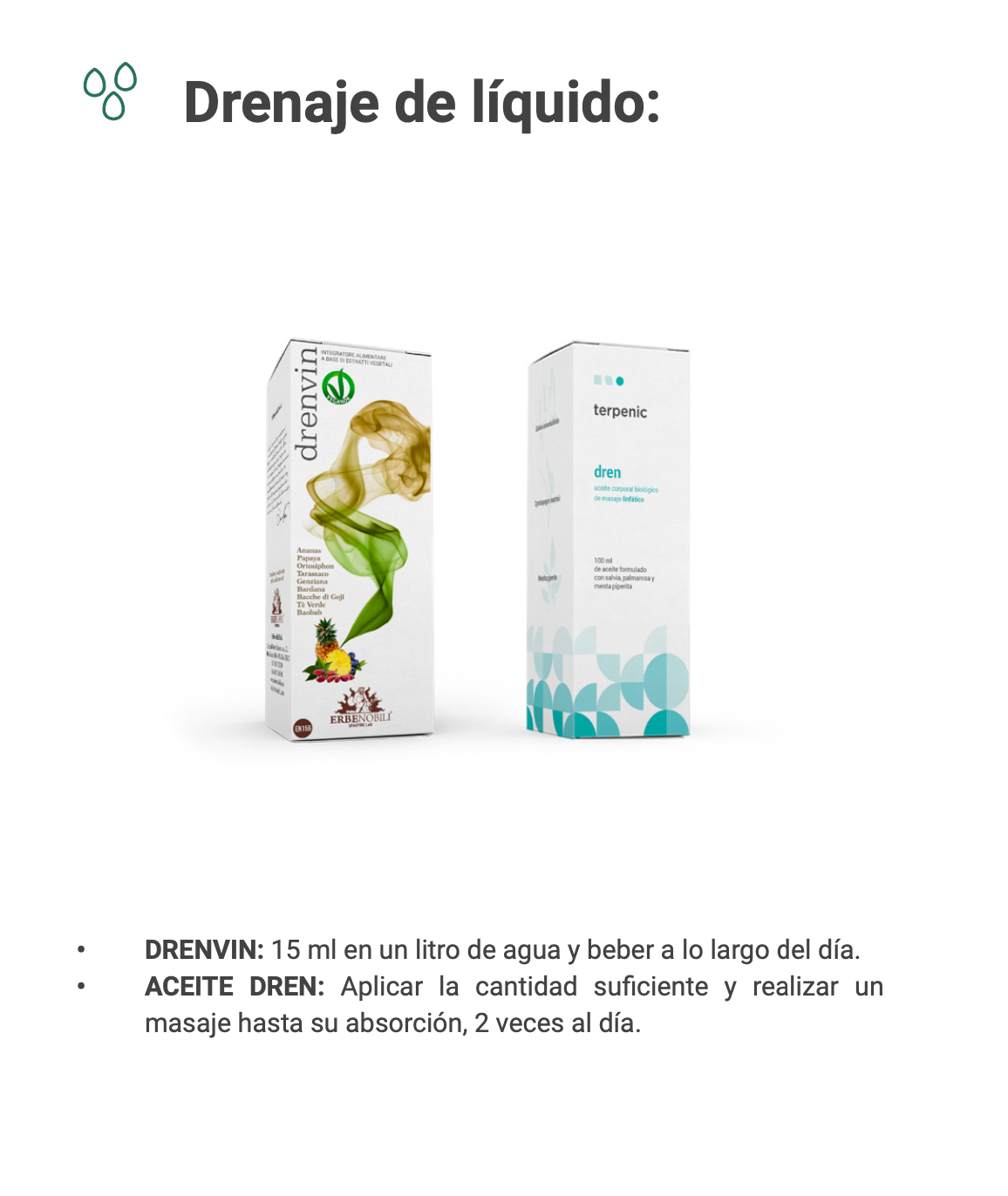Suplemento Natural - Drenagem e Saciedade | DRENVIN 250ML .