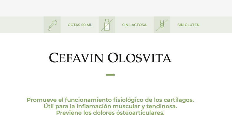 Suplemento Natural - Cartilagens | CEFAVIN 50ML