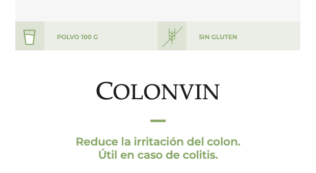 Suplemento Natural - Colon Irritiado | COLONVIN 100G