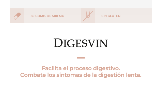 Suplemento Natural - Digestão Lenta | DIGESVIN 60CPR