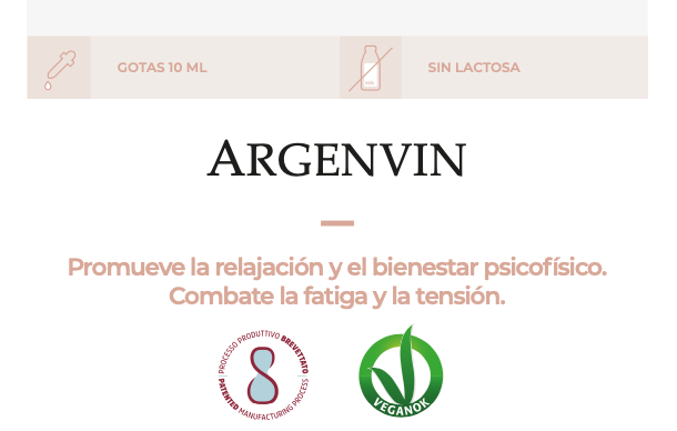 Suplemento Natural - Fadiga e Tensão | ARGENVIN 10ML ***